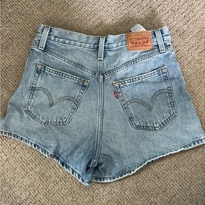 Levi's High-Waisted denim shorts